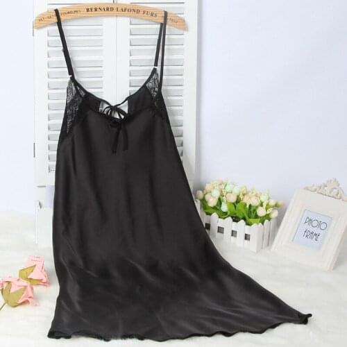 MINI Spaghetti Strap womens Nightgown Free Shipping 2016 New Arrival Summer Style Female Nightwear Backless Underwear Intimates