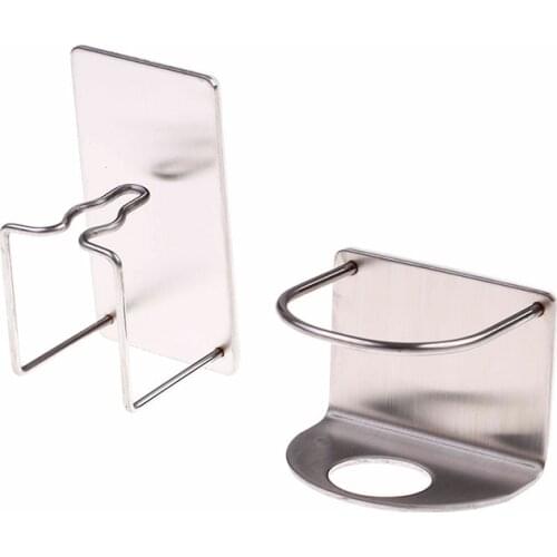 1pcs Waterproof Electric Tooth Brush Holder Bathroom Stainless Steel Stick Hook Wall Mounted Toothpaste And Toothbrush Holder