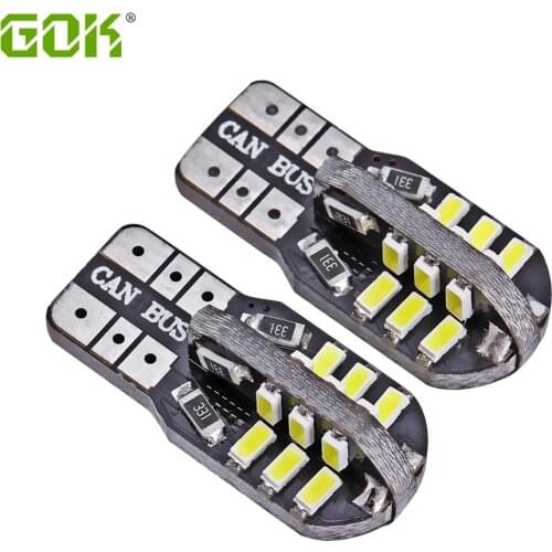 10 X T10 led canbus W5W T10 24smd 3014 led Canbus NO ERROR Car Auto t10 24led Bulbs Indicator Light Parking Lamp White light