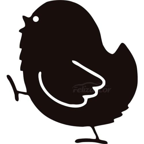 16*14.6cm Chicken, walk, window, car stickers Cute And Interesting Fashion Sticker Decals car accessories