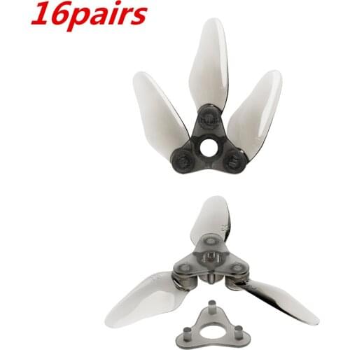 16Pairs DALPROP 3 Inch Folding DIY FPV Props Smooth Crashworthy 3 Blade Propeller CW CCW for FPV RC Drone