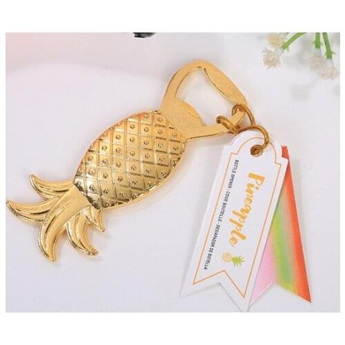 20 Pieces/lot) Fruit Wedding Gift of Pineapple Bottle Opener Bridal Shower favors For Beer Wedding Decoration Party Favors
