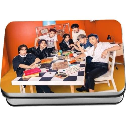 40PCS/SET South Korean Groups K-POP Bangtan Boys Lomo Card Poster PhotoCard Postercard Butter single album Cards Fans Gifts Box