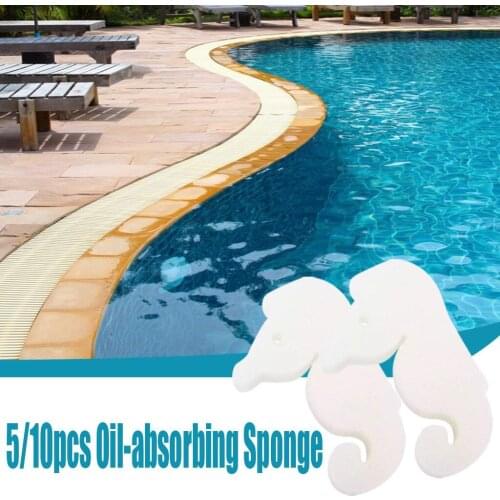 5PCS Swimming Pool Filter Foam Reusable Oil Absorbing Scum Sponge Cute Shapes Clean Accessories Remover Floating Sponges