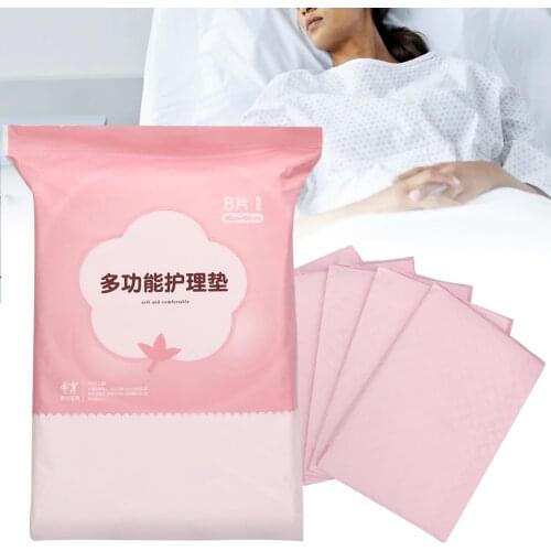 8pcs Disposable Adult Incontinence Underpad Nursing Pad For Maternal Care Elder Baby Pet Urine Nursing Leak-Proof Breathable Pad