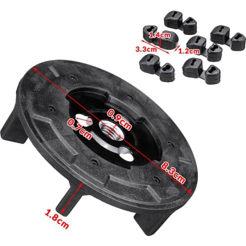 1set Car Air Conditioner A/C Air Compressor Clutch Hub Rubber 5SE09C 5SL12C 5SEU12C 6SEU14C 6SEU17C 7SEU17C Air-conditioning