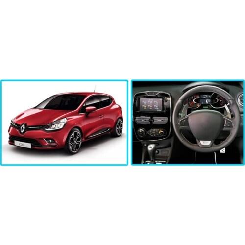 For Renault Clio 2013-2015 Android 10.0 4+128G Screen Car Multimedia DVD Player GPS Navigation Auto Audio Radio Stereo Head Unit