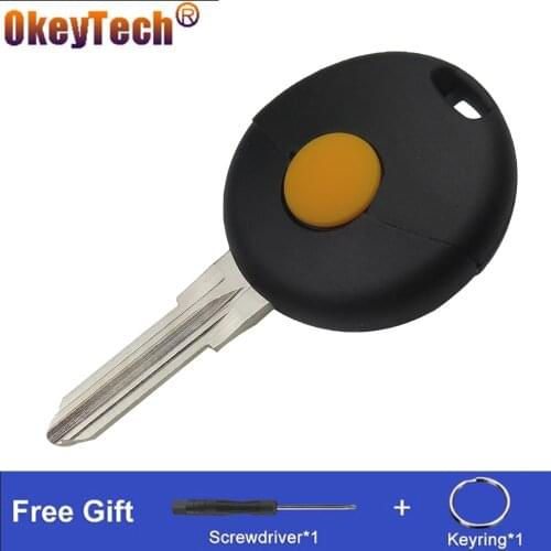 OkeyTech Remote Car Key Shell For Benz For Mercedes Fortwo 450 Cabrio City Cross Forfour W124 W202 W210 Replacement Case Cover