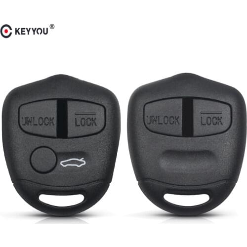 KEYYOU 20PCS 2/3 Buttons Car Remote Key Shell Case For Mitsubishi Lancer EX Evolution Grandis Outlander Fob Witlout Key Blade