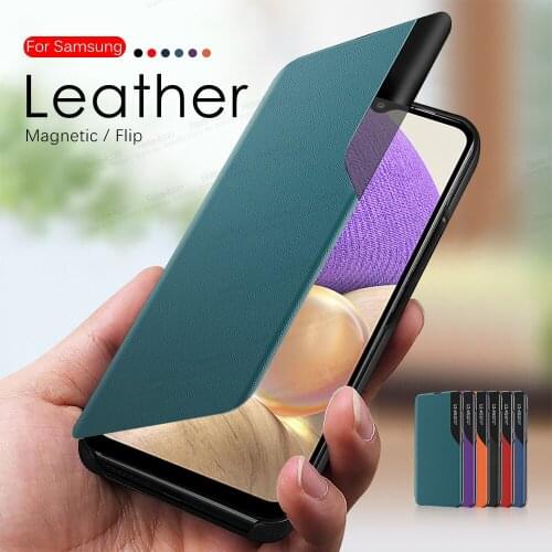 Leather Magnetic Smart Flip Case For Samsung Galaxy A32 5G Case Sumsung A 32 SM-A326B 6.5" Stand Book Phone Cover Coque Fundas