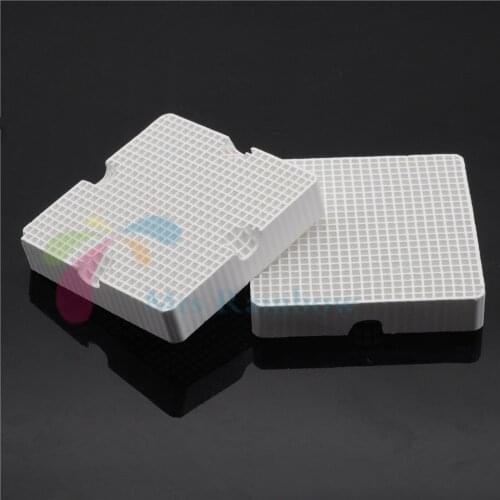 2/Pcs Dental Square Honeycomb Firing Trays For Dentistry Clinic Lab Supplies Tools High Quality