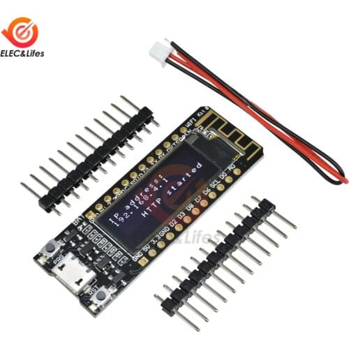 0.91 Inch OLED Display ESP8266 NodeMcu WIFI Development Board CP2104 32Mb Flash ESP 8266 Module Internet of things PCB Board IOT