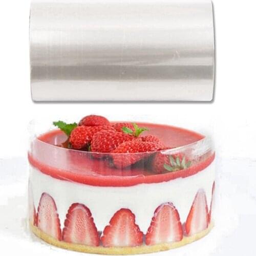 Practical Mousse Cake Edge Wrap Dessert Surrounding Hard Bound Cake Edges Plastic Band DIY Baking Packaging Tools