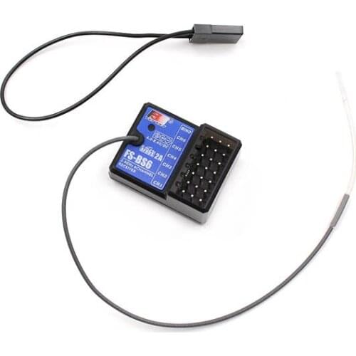 Flysky FS-BS6 6CH Receiver with Built-in Gyro Fail-Safe for FS-GT5 Remote Control for RC Boat Car