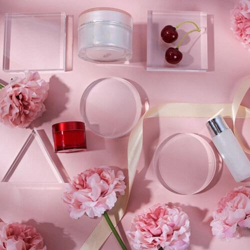 Shooting Background Transparent Acrylic Plate Photography Auxiliary Props Ornament Cosmetic Support Product for Photo Studio