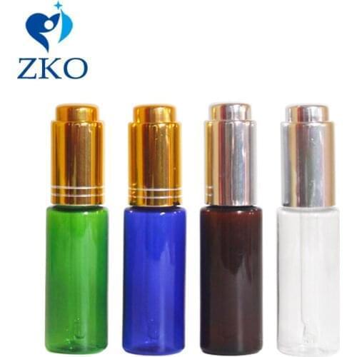 Factory Direct Supply Low Price 20ml Multicolor Pressure Dropper Bottle Empty Travel Portable Reusable Essential Oil Vials