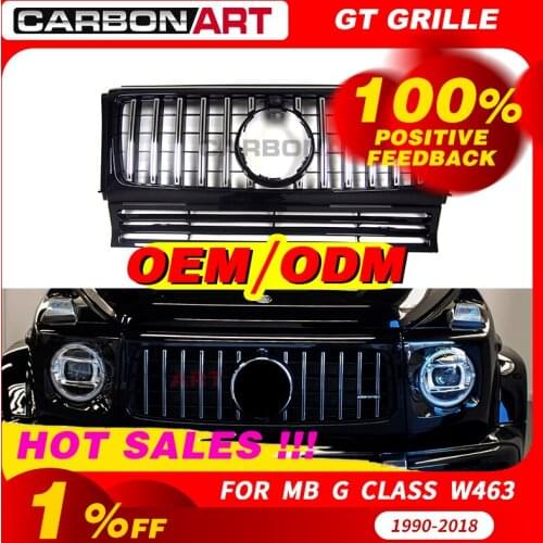 Carbonart W463 GT grille fit for benz G-class G500 G55 G63 to 1991-2016 year GT style grille W463 Accessories