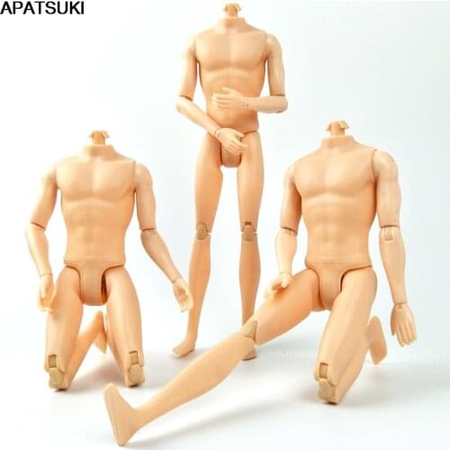 New 26cm 11 Moveable Jointed Boy Doll Body For Ken Doll Male Boyfriend MAN Naked Body Prince Ken Nude Doll DIY Learning Toys