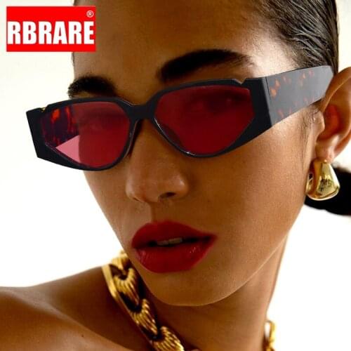 RBRARE Vintage Cat Eye Sunglasses Women Retro Brand Designer Sunglasses for Women Gafas De Sol De Mujer Pink Shades for Women