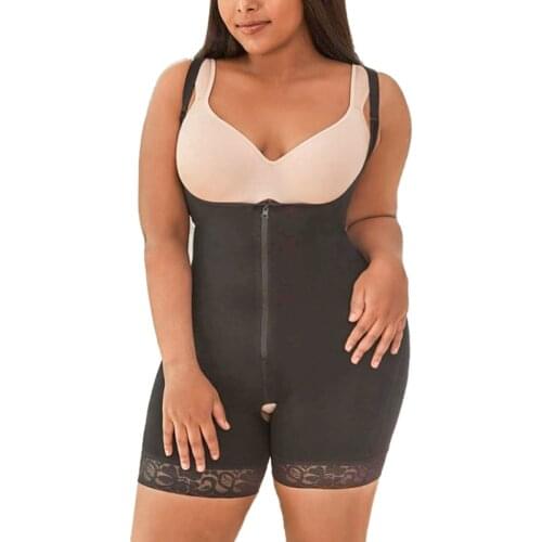 Slimming Women Fajas Charming Curves Flatten Abdomen Body Shaper High Waist Bodysuit Post Liposuction