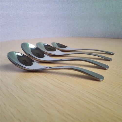 1pcs Stainless steel soup spoon Cutlery Classic Dinner Tableware Tool 1.2mm 3mm Thickness Optional New High Quality