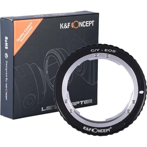 K&F Concept adapter for Contax Yashica CY mount lens to Canon EOS DSLR camera 60D 5D3