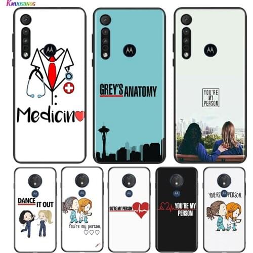 Greys Anatomy For Motorola G9 G8 G Stylus Power One Fusion Hyper Edge E7 E6 5G Plus Play Lite Phone Case