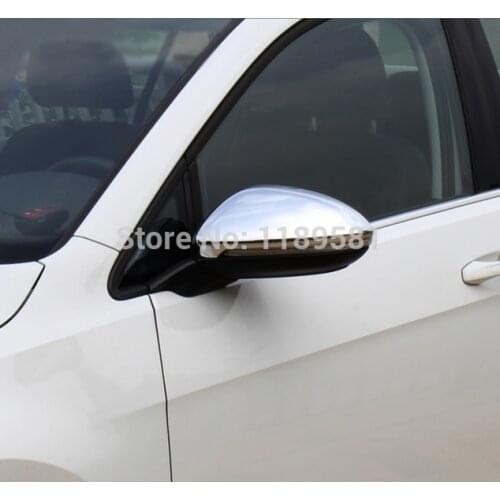 For VW Golf 7 MK7 2014 2015 2016 ABS Chrome Side Mirror Cover Trim