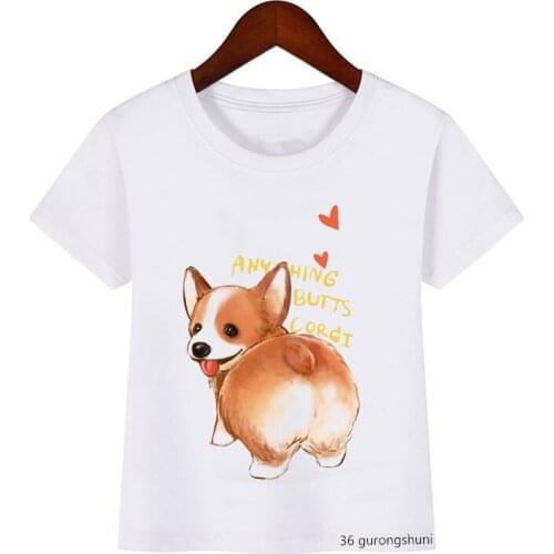 Love Dog T-shirt Kids Summer Best Funny Cartoon Dog Graphic T Shirts Boys/girls Unisex Summer Tops Short Sleeve Casual