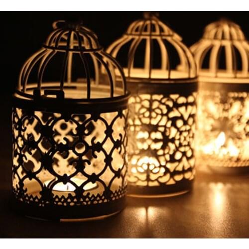 MUQGEW Decorative Cage Candlesticks China