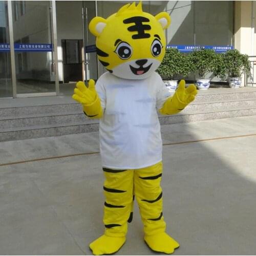 Anime Cartoon Tiger Mascot Costume Animal Cartoon fancy dress Adult Size Outfit For Adult Enterainment