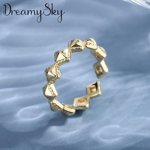 Charming Open Geometric Ring for Women Vintage Boho Party Rings Gothic Punk Jewelry Gifts for Girls 2021