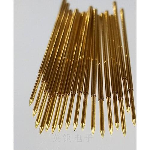 PAL75-B1 (0.74) Huarong Probe 33.35MM Long Pointed Test Needle Gold-plated Pointed Spring Probe
