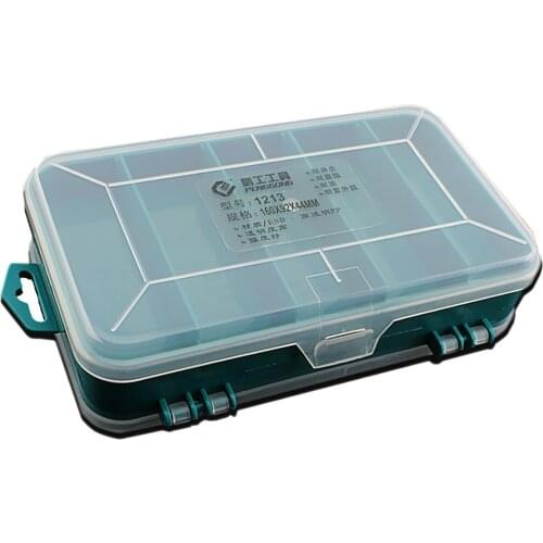 Plastic 8-Slot Hardware Tools Screws Nail Storage Box Case Jewelry Organizer160 x92x44mm