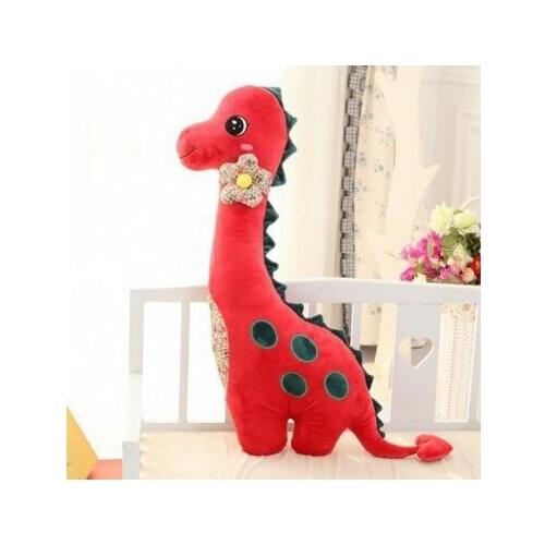 About 80cm cartoon dinosaur plush toy soft doll throw pillow toy Christmas gift b1876