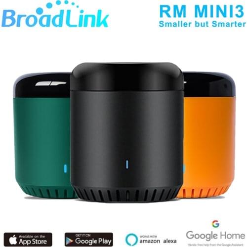 Broadlink Smart Home Controller RM Pro RM33 RM Mini3 WIFI IR RF Siri Voice Remote Control For Alexa Google Home Automation