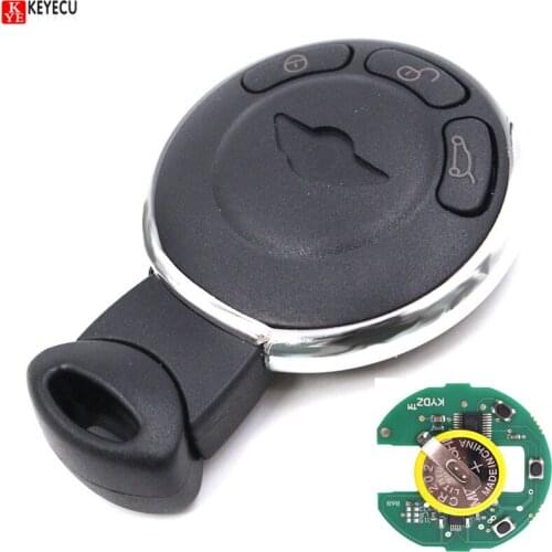 KEYECU Smart Remote Key CAS System 3 Button ID46 Chip 315LP/315MHZ/433MHZ/868MHZ For BMW Mini Cooper 2007-2014 IYZKEYR5602