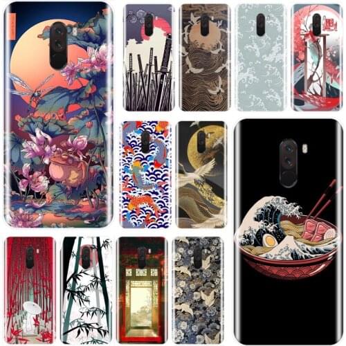 Japanese style Art Silicone phone case For Xiaomi redmi 4 4X 5A 5 5Plus Note 5Pro 5A 6 7 8 Pro TPU soft Back Shell