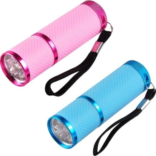 UV 9 LED Nail Lamp,Professional Dryer Curing Gel Polish Light Handheld Dryer Flashlight Professional Nail Art Tools