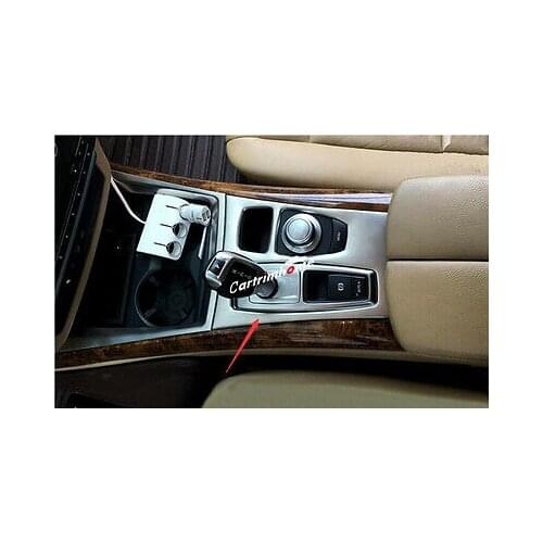 Inner Gear Shift Box Panel Cover Trim 1pcs For BMW X5 E70 07-09 / X6 E71 08-09