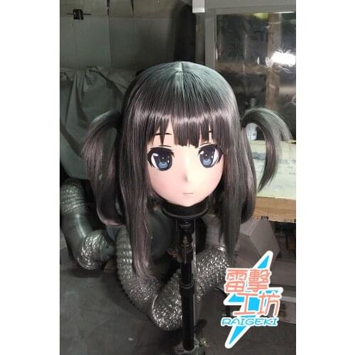 X-KM152)Quality Handmade Female/Girl Resin Japanese Cartoon Character Animego Cosplay Kigurumi Mask Crossdresser