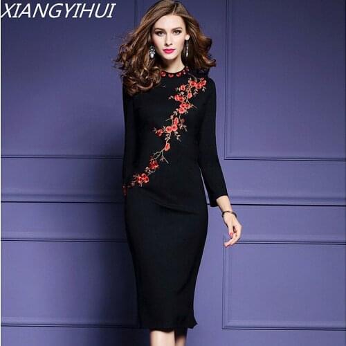 Модные платья-футляры Xiangyihui China At AliExpress