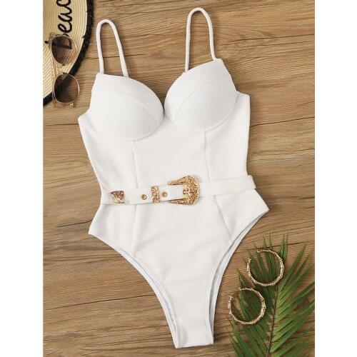 Yangmaile White Swimwear