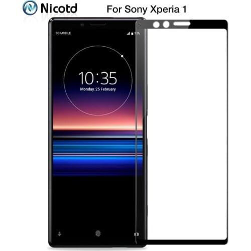 Full Cover Tempered Glass For Sony Xperia 1 Explosion-Proof Screen Protector Protective Film For Sony Xperia 1 J8110,J8170,J9110