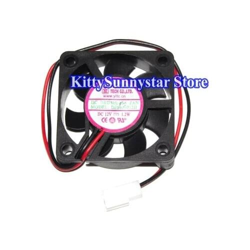 Zyvpee Young Lin 40*10mm 4CM DFS401012H 12V 1.2W 2 wires 2 pins Micro Case Fan switch / Hard disk cooler