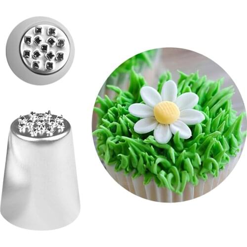 1/3PCS Stainless Steel Tabs Grass Straw Icing Piping Tips Noodles Cake Cream Nozzle Fondant Mold Cake Decorating Tools