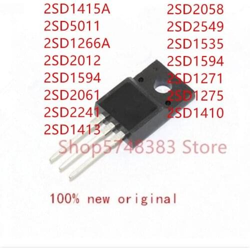 10PCS 2SD1415A 2SD5011 2SD1266A 2SD2012 2SD1594 2SD2061 2SD2241 2SD1413 2SD2058 2SD2549 2SD1535 2SD1594 2SD1271 2SD1275 2SD1410