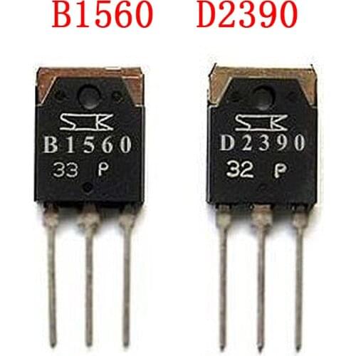 10PCS 2SB1560 B1560 2SD2390 D2390 Sound matching tube (5PCS* B1560 +5PCS* D2390 ) original