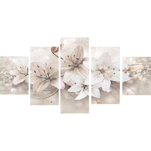 5Panel Canvas Art Modular Painting Cuadros Posters and Prints Kitchen Wall Picture for Living Room