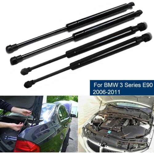 4PCS Gas Spring Hood Lift Tailgate Boot Trunk Support Damper Rear Shock Strut for BMW 3 Series E90 E90N 323i 325i 328i 330i 335i